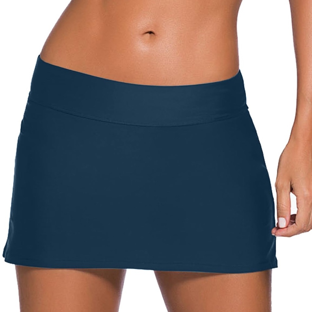 Rekita Swim Skirt Swimwear Women’s Size S Blue